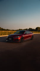 Future Design Carbon Fiber FRONT GRILL SIDE OVERLAY TRIM - "Blaze kit" for Audi RS5 B9 2017-2019 - Performance SpeedShop