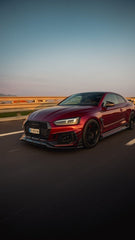 Future Design Carbon Fiber FRONT LIP SPLITTER - "Blaze kit" for Audi RS5 B9 2017-2019 - Performance SpeedShop