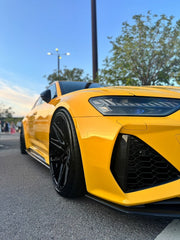 Future Design Blaze Carbon Fiber SIDE SKIRTS for Audi RS6 C8 2020-2022 - Performance SpeedShop