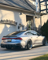 Future Design Blaze Carbon Fiber REAR DIFFUSER & CANARDS for Audi RS6 RS7 C8 2020-ON - Performance SpeedShop