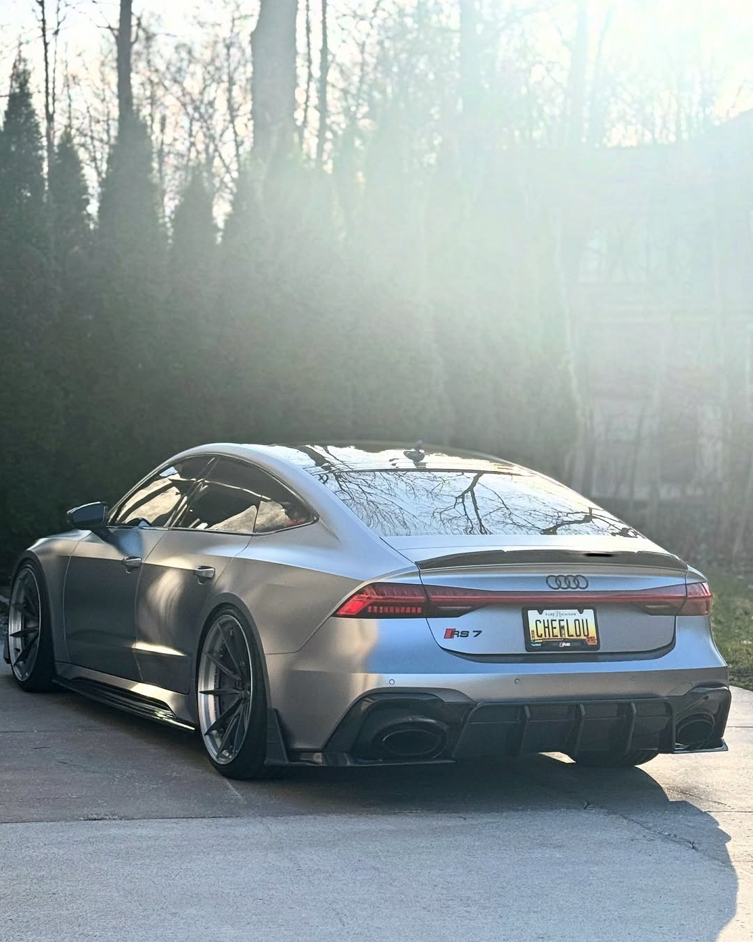 Future Design Blaze Carbon Fiber REAR DIFFUSER & CANARDS for Audi RS6 RS7 C8 2020-ON - Performance SpeedShop