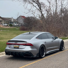 Future Design Blaze Carbon Fiber REAR DIFFUSER & CANARDS for Audi RS6 RS7 C8 2020-ON - Performance SpeedShop