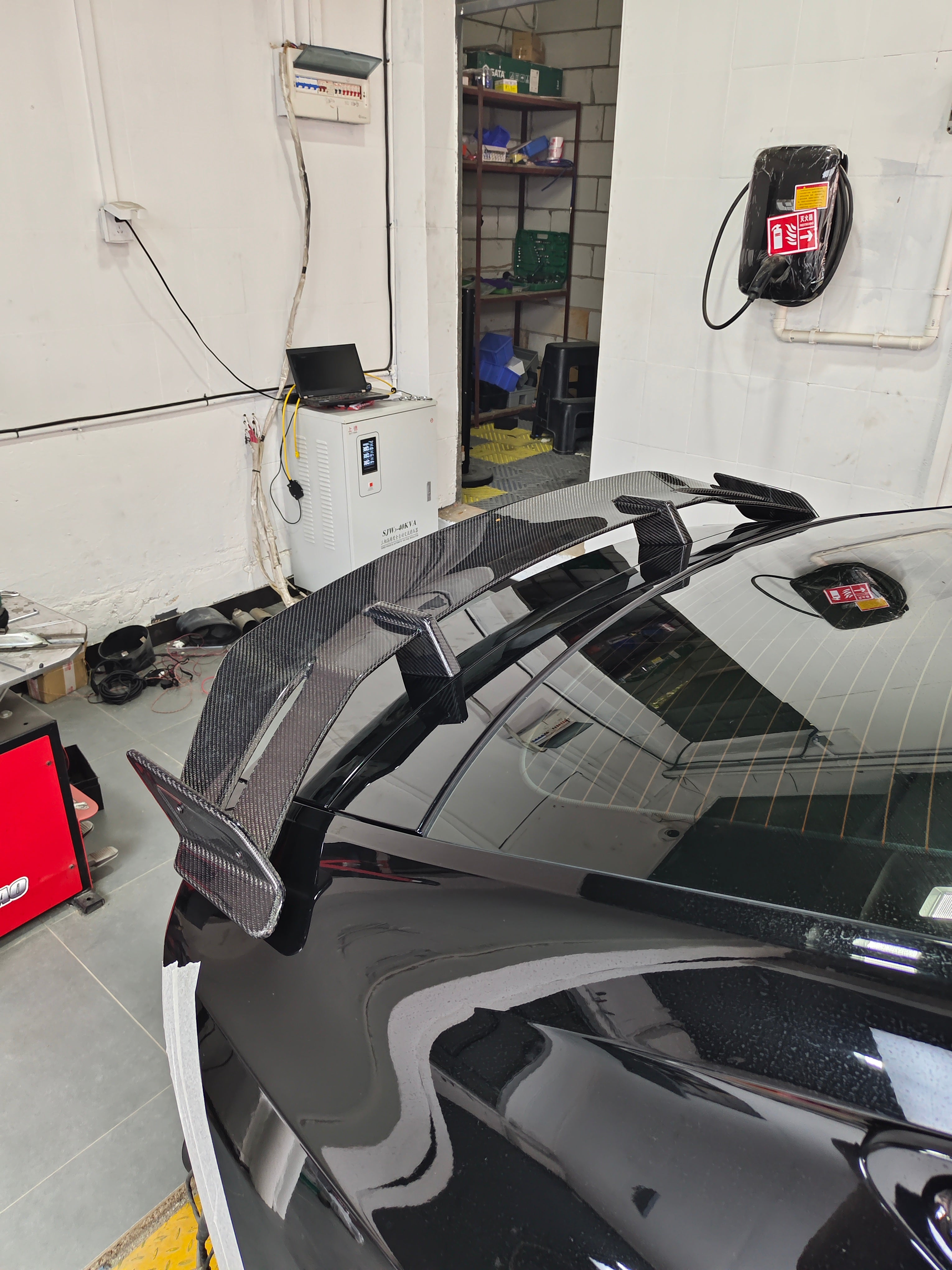 Audi RS7 C7 2014 2015 2016 2017 2018 with Aftermarket Parts - Rear Wing Spoiler Carbon Fiber / FRP from Future Design