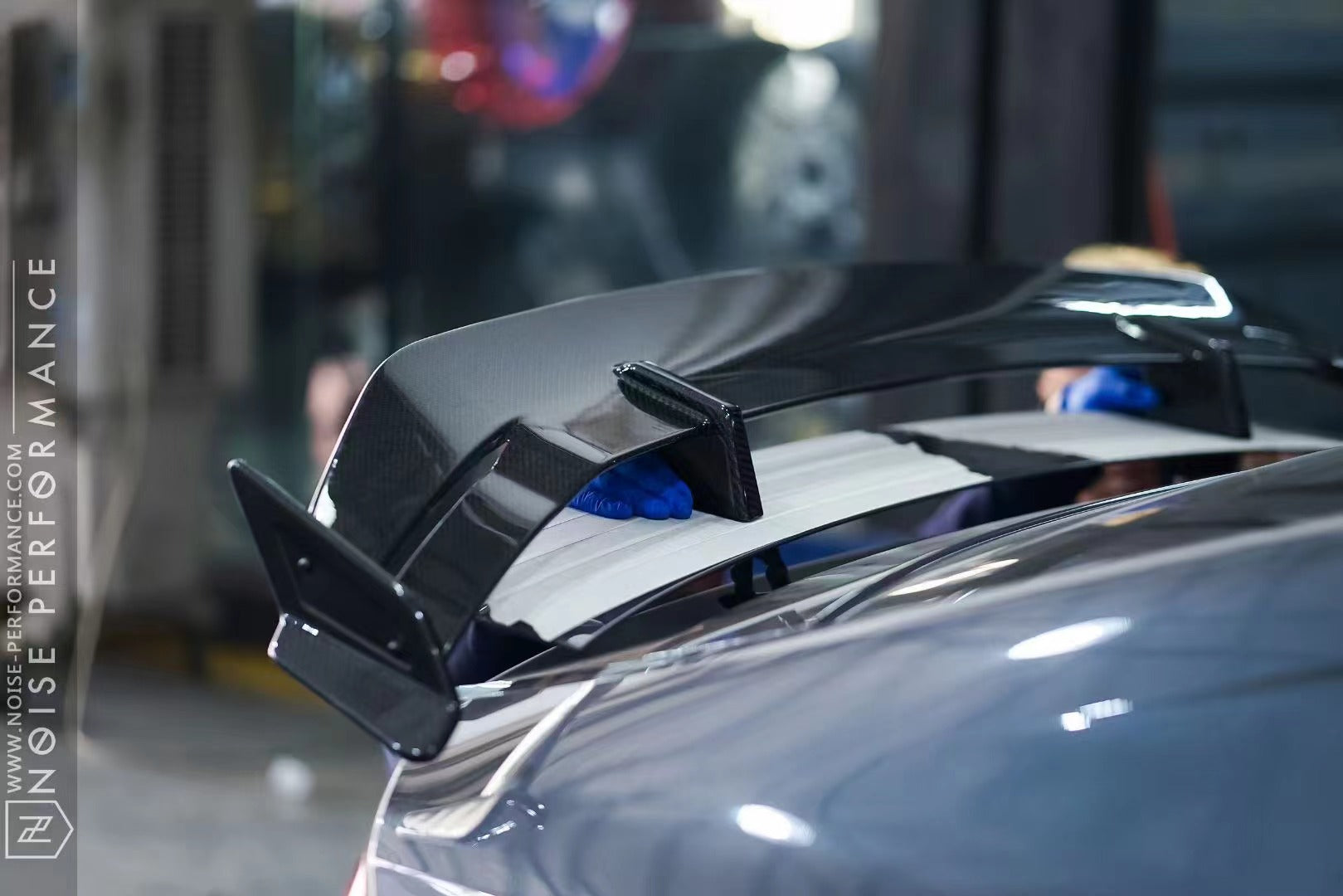 Audi RS7 C7 2014 2015 2016 2017 2018 with Aftermarket Parts - Rear Wing Spoiler Carbon Fiber / FRP from Future Design