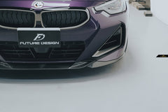 Future Design FD Carbon Fiber FRONT SPLITTER for 2 Series G42 230i M240i 2022-ON - Performance SpeedShop