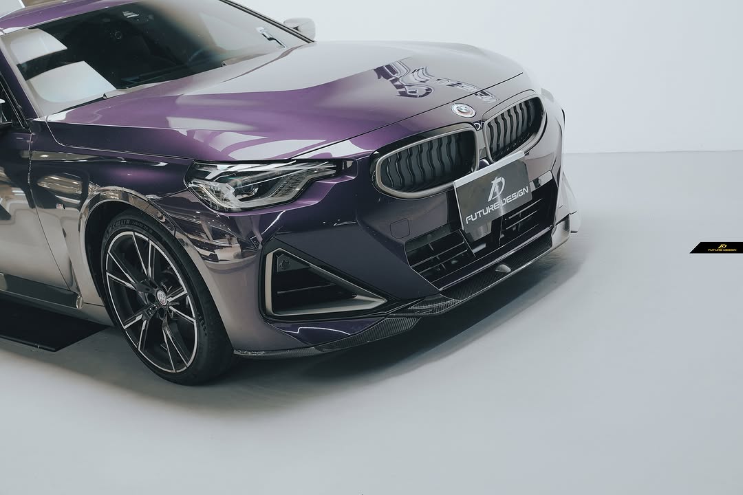 Future Design FD Carbon Fiber FRONT SPLITTER for 2 Series G42 230i M240i 2022-ON - Performance SpeedShop