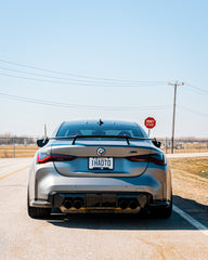 BMW M4 M4C M4CS G82 G83 2021-ON & I4 M50 / e Drive 40 G26 2022-ON & 4 Series Gran Coupe M440 430 G26 2022-ON with Aftermarket Parts - MP Style Rear Wing Carbon Fiber/FRP from Future Design