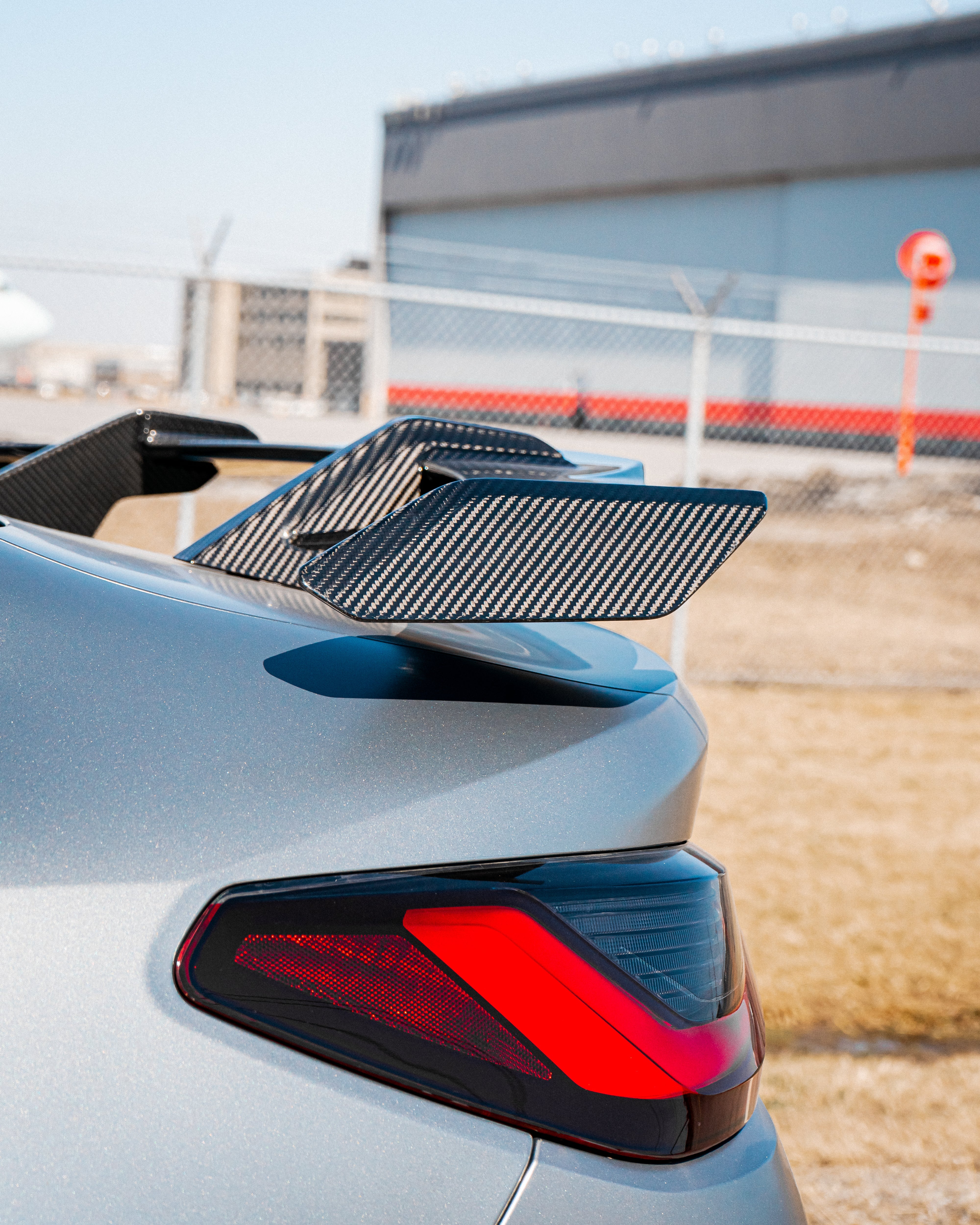 BMW M4 M4C M4CS G82 G83 2021-ON & I4 M50 / e Drive 40 G26 2022-ON & 4 Series Gran Coupe M440 430 G26 2022-ON with Aftermarket Parts - MP Style Rear Wing Carbon Fiber/FRP from Future Design