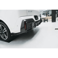 BMW X2 IX2 sDrive28i xDrive28i U10 (with M-Sport bumper) 2024-ON with Aftermarket Parts - Rear Diffuser Dry Pre-preg Carbon Fiber / FRP from Future Design