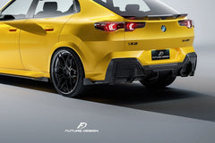 BMW X2 IX2 M35i sDrive28i xDrive28i U10 (with M-Sport bumper) 2024-ON with Aftermarket Parts - Rear Spoiler Pre-preg Carbon Fiber / FRP from Future Design