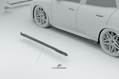 BMW X2 IX2 M35i sDrive28i xDrive28i U10 (with M-Sport bumper) 2024-ON with Aftermarket Parts - Side Skirts Pre-preg Carbon Fiber / FRP from Future Design