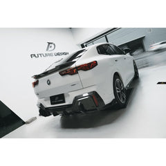 BMW X2 IX2 M35i sDrive28i xDrive28i U10 (with M-Sport bumper) 2024-ON with Aftermarket Parts - Rear Spoiler Dry Pre-preg Carbon Fiber / FRP from Future Design