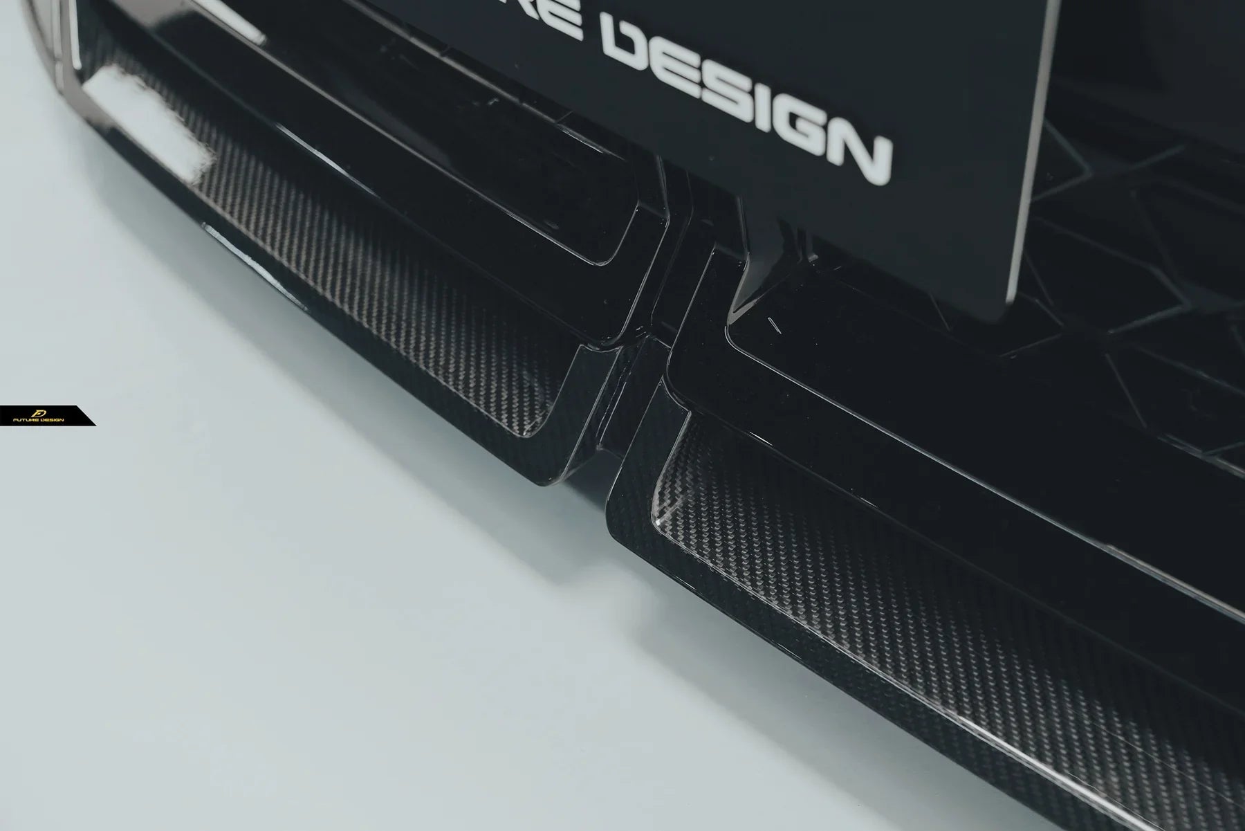 BMW X2 IX2 M35i sDrive28i xDrive28i U10 (with M-Sport bumper) 2024-ON with Aftermarket Parts - V1 Front Lip Pre-preg Carbon Fiber / FRP from Future Design