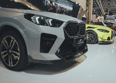 BMW X2 IX2 M35i sDrive28i xDrive28i U10 (with M-Sport bumper) 2024-ON with Aftermarket Parts - V2 Front Lip Pre-preg Carbon Fiber / FRP from Future Design