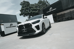 BMW X2 IX2 M35i sDrive28i xDrive28i U10 (with M-Sport bumper) 2024-ON with Aftermarket Parts - V2 Front Lip Pre-preg Carbon Fiber / FRP from Future Design
