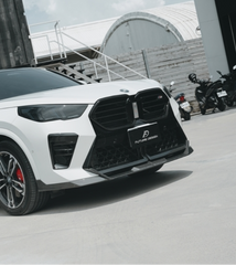 BMW X2 IX2 M35i sDrive28i xDrive28i U10 (with M-Sport bumper) 2024-ON with Aftermarket Parts - V2 Front Lip Pre-preg Carbon Fiber / FRP from Future Design