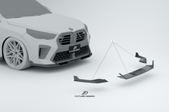 BMW X2 IX2 M35i sDrive28i xDrive28i U10 (with M-Sport bumper) 2024-ON with Aftermarket Parts - V2 Front Lip Pre-preg Carbon Fiber / FRP from Future Design