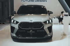 BMW X2 IX2 M35i sDrive28i xDrive28i U10 (with M-Sport bumper) 2024-ON with Aftermarket Parts - V2 Front Lip Pre-preg Carbon Fiber / FRP from Future Design