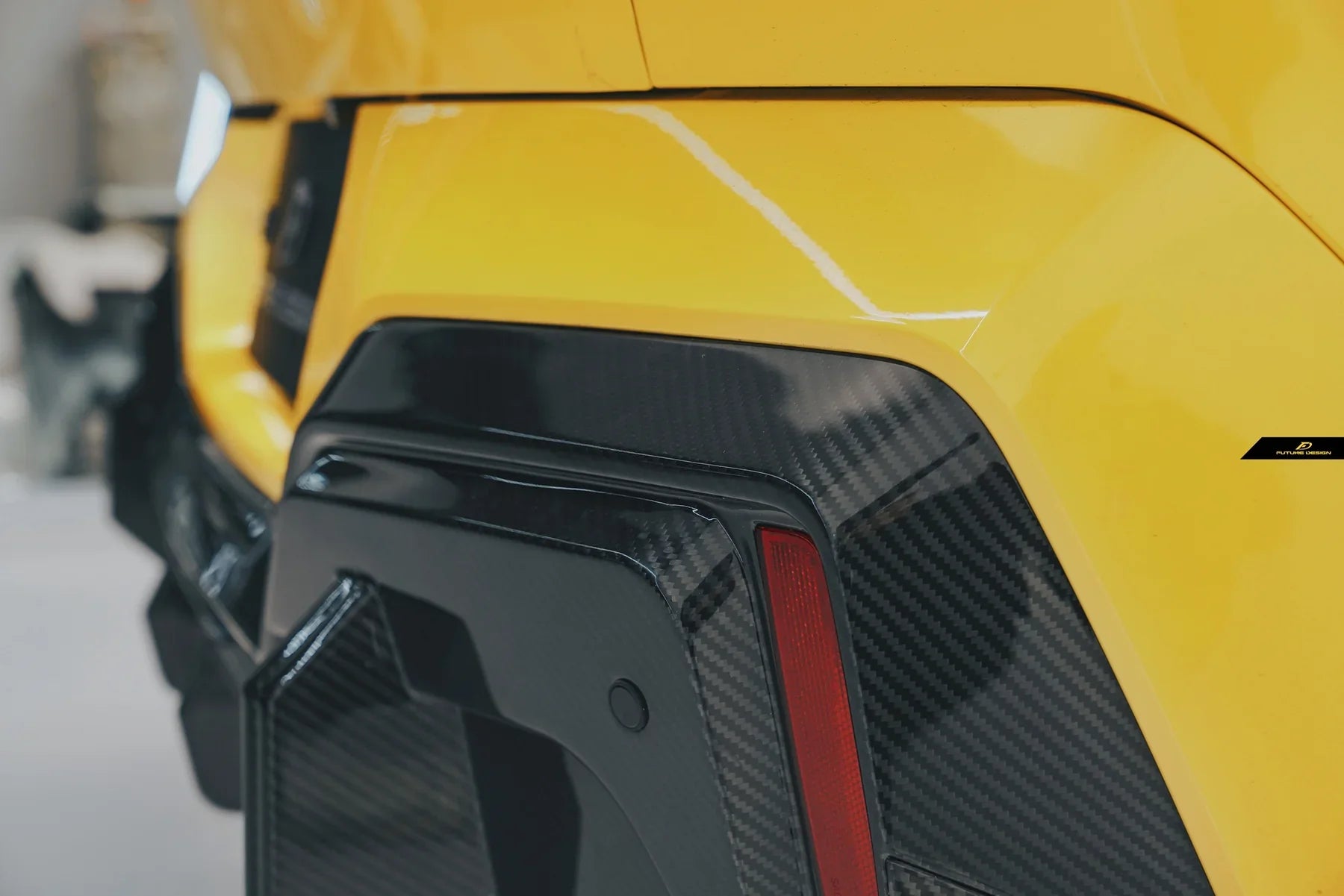 BMW X2 IX2 sDrive28i xDrive28i U10 (with M-Sport bumper) 2024-ON with Aftermarket Parts - Rear Diffuser Pre-preg Carbon Fiber / FRP from Future Design