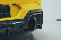 BMW X2 IX2 sDrive28i xDrive28i U10 (with M-Sport bumper) 2024-ON with Aftermarket Parts - Rear Diffuser Pre-preg Carbon Fiber / FRP from Future Design