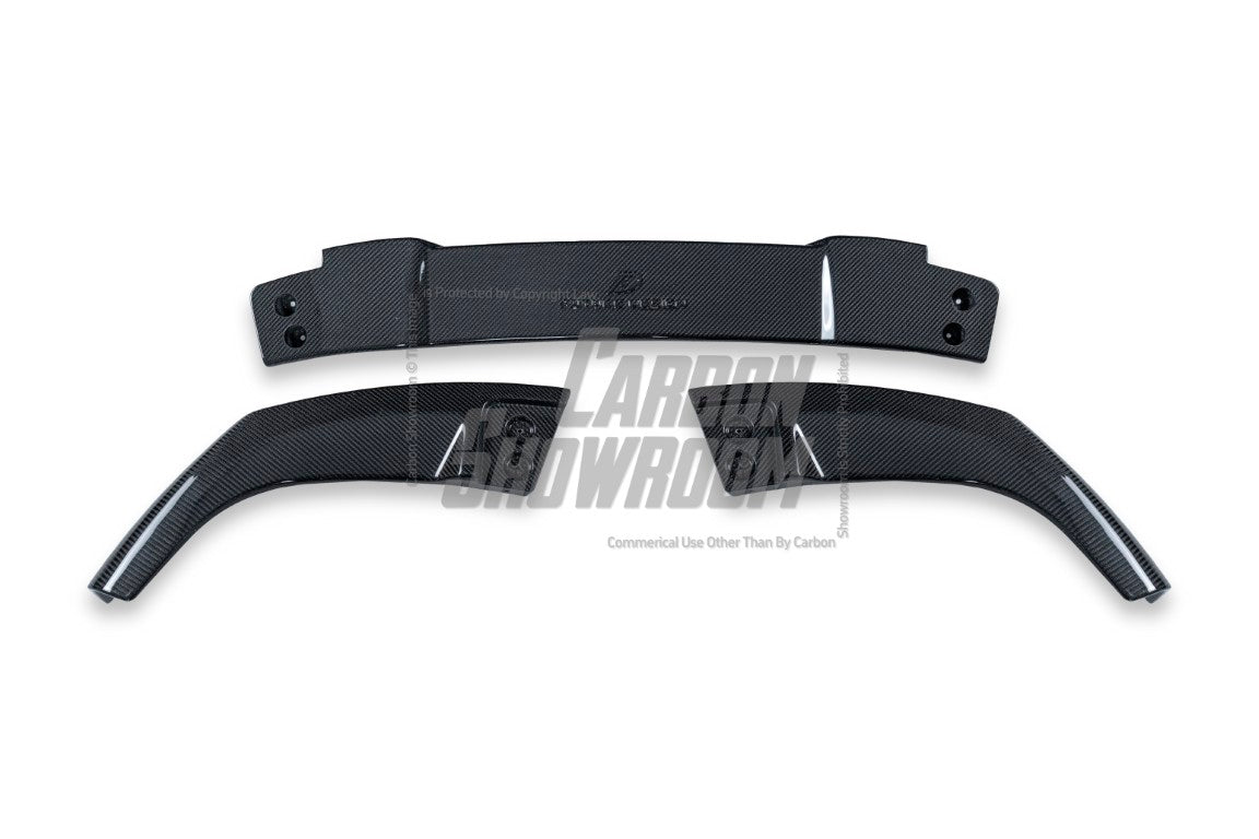 Future Design FD Carbon Fiber FRONT LIP SPLITTER for BMW X4 G02 2022-ON M40i LCI - Performance SpeedShop