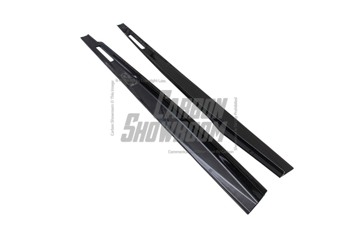 BMW X6 M60I M50I xDrive40i G06 (Fits Pre-LCI& LCI) 2020 2021 2022 2023 2024 & X6M X6MC F96 (Fits Pre-LCI& LCI) 2020 2021 2022 2023 2024 with Aftermarket Parts - Side Skirts Carbon Fiber / FRP from Future Design