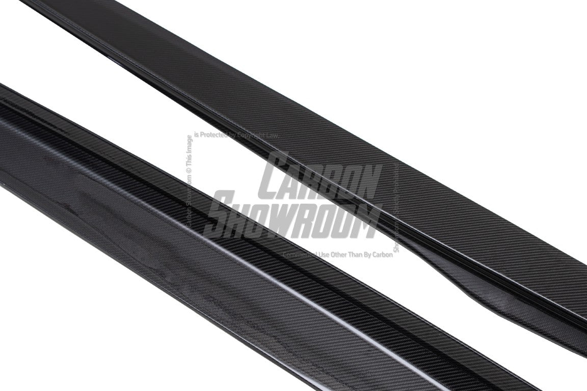 BMW X6 M60I M50I xDrive40i G06 (Fits Pre-LCI& LCI) 2020 2021 2022 2023 2024 & X6M X6MC F96 (Fits Pre-LCI& LCI) 2020 2021 2022 2023 2024 with Aftermarket Parts - Side Skirts Carbon Fiber / FRP from Future Design