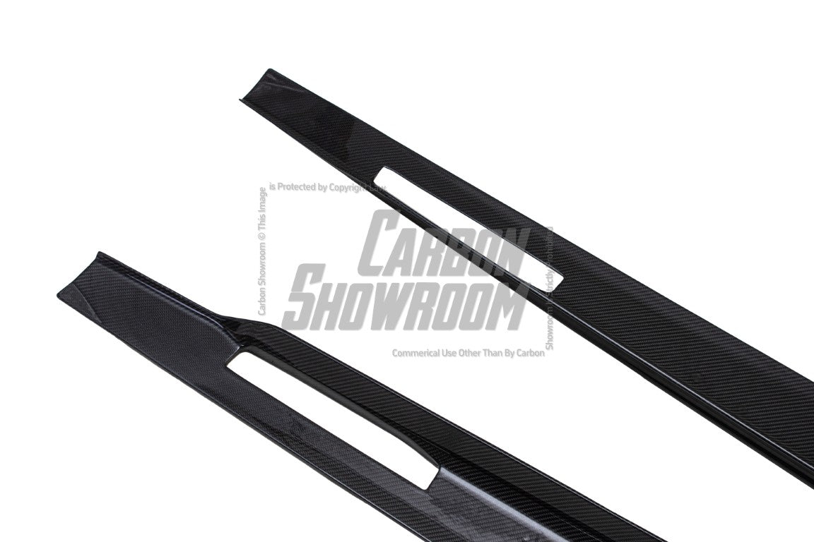BMW X6 M60I M50I xDrive40i G06 (Fits Pre-LCI& LCI) 2020 2021 2022 2023 2024 & X6M X6MC F96 (Fits Pre-LCI& LCI) 2020 2021 2022 2023 2024 with Aftermarket Parts - Side Skirts Carbon Fiber / FRP from Future Design