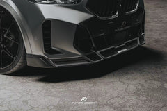 BMW X6 M60I xDrive40i G06 LCI with Aftermarket Parts - Front Lip Carbon Fiber / FRP from Future Design
