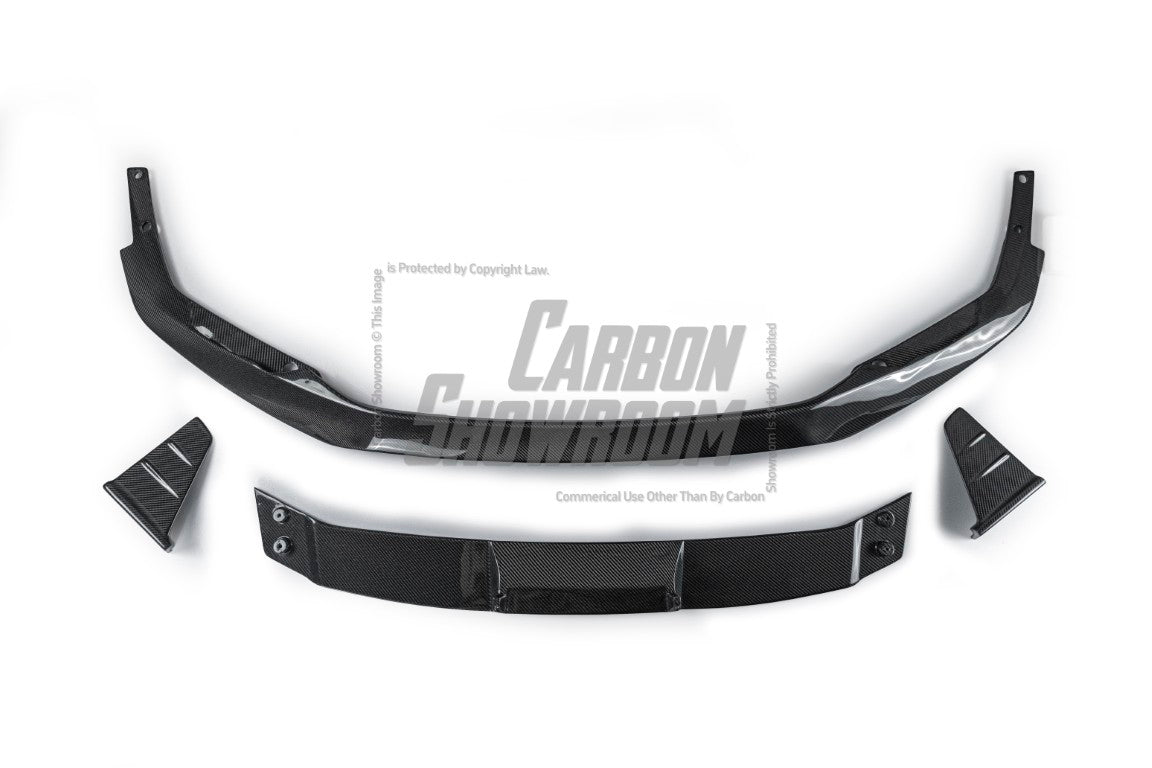 Future Design Blaze Carbon Fiber FRONT LIP SPLITTER for Audi RS6 RS7 C8 2020-ON - Performance SpeedShop