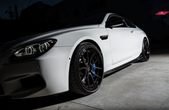 BMW M6 F06 F12 F13 2013 2014 2015 2016 2017 2018 2019 with Aftermarket Parts - 3D Style Side Skirts Carbon Fiber / FRP