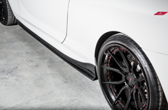 BMW M6 F06 F12 F13 2013 2014 2015 2016 2017 2018 2019 with Aftermarket Parts - 3D Style Side Skirts Carbon Fiber / FRP