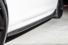 BMW M6 F06 F12 F13 2013 2014 2015 2016 2017 2018 2019 with Aftermarket Parts - 3D Style Side Skirts Carbon Fiber / FRP
