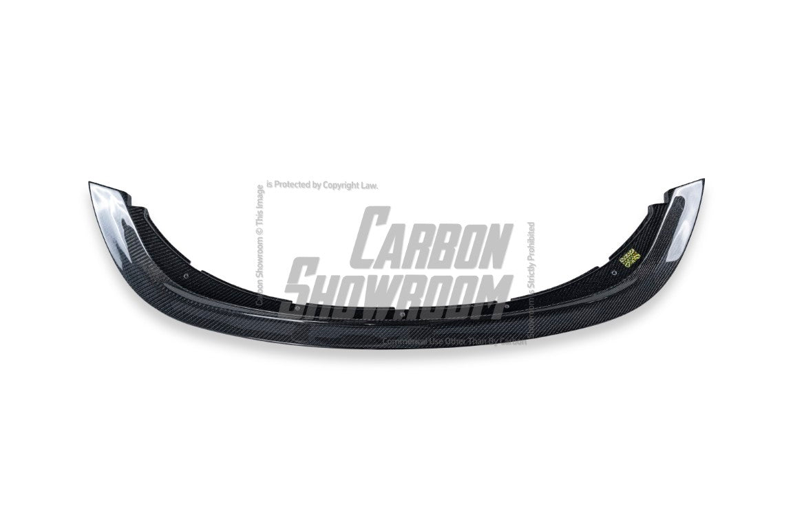 BMW M3 E92 E93 2007 2008 2009 2010 2011 2012 2013 with Aftermarket Parts - CRT Front Lip Carbon Fiber / FRP