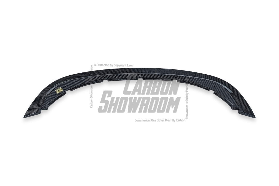 BMW M3 E92 E93 2007 2008 2009 2010 2011 2012 2013 with Aftermarket Parts - CRT Front Lip Carbon Fiber / FRP