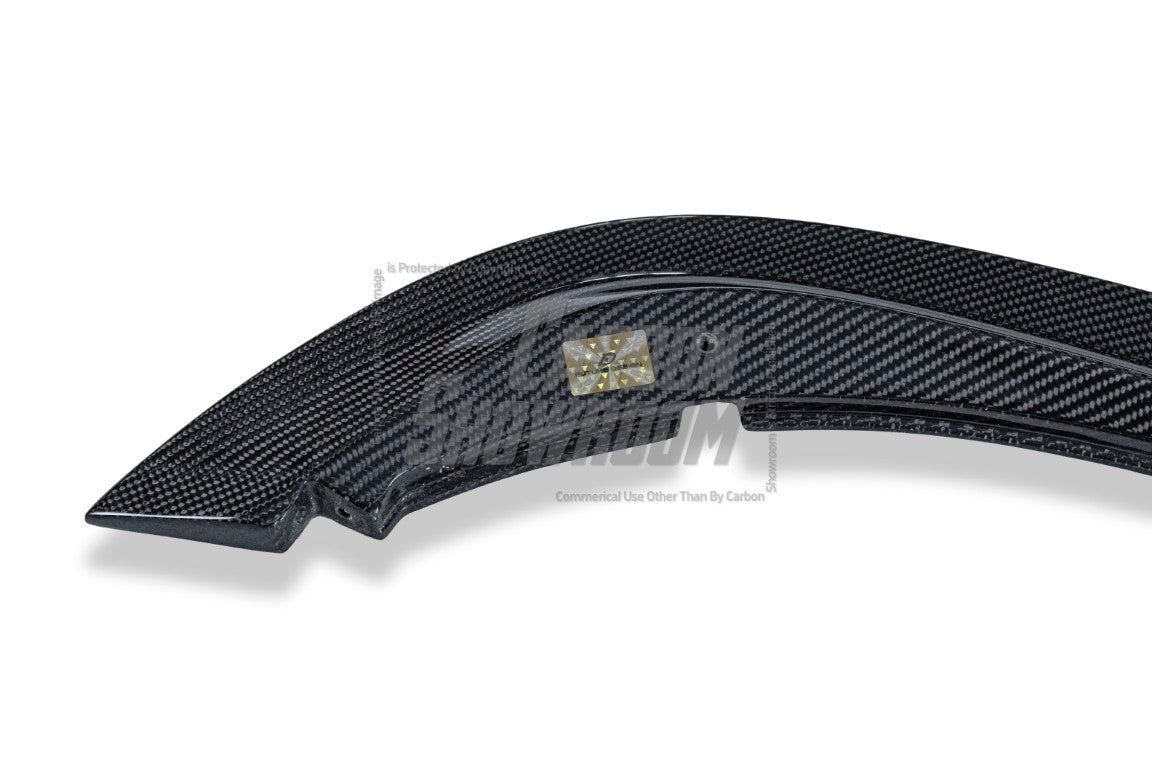 BMW M3 E92 E93 2007 2008 2009 2010 2011 2012 2013 with Aftermarket Parts - CRT Front Lip Carbon Fiber / FRP