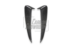 Future Design Carbon Carbon Fiber Rear Bumper Canards for W205 C300 C43 C63 AMG Coupe 2 Door 2015-ON - Performance SpeedShop
