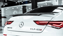 Future Design Carbon FD GTS Carbon Fiber Rear Spoiler For 2020-2024 C118 CLA45 CLA35 CLA250 Sedan