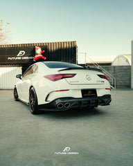Future Design Carbon FD Carbon Fiber Rear Spoiler For 2020-2024 C118 CLA45 CLA35 CLA250 Sedan