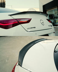 Future Design Carbon FD Carbon Fiber Rear Spoiler For 2020-2024 C118 CLA45 CLA35 CLA250 Sedan