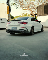 Future Design Carbon FD Carbon Fiber Rear Spoiler For 2020-2024 C118 CLA45 CLA35 CLA250 Sedan