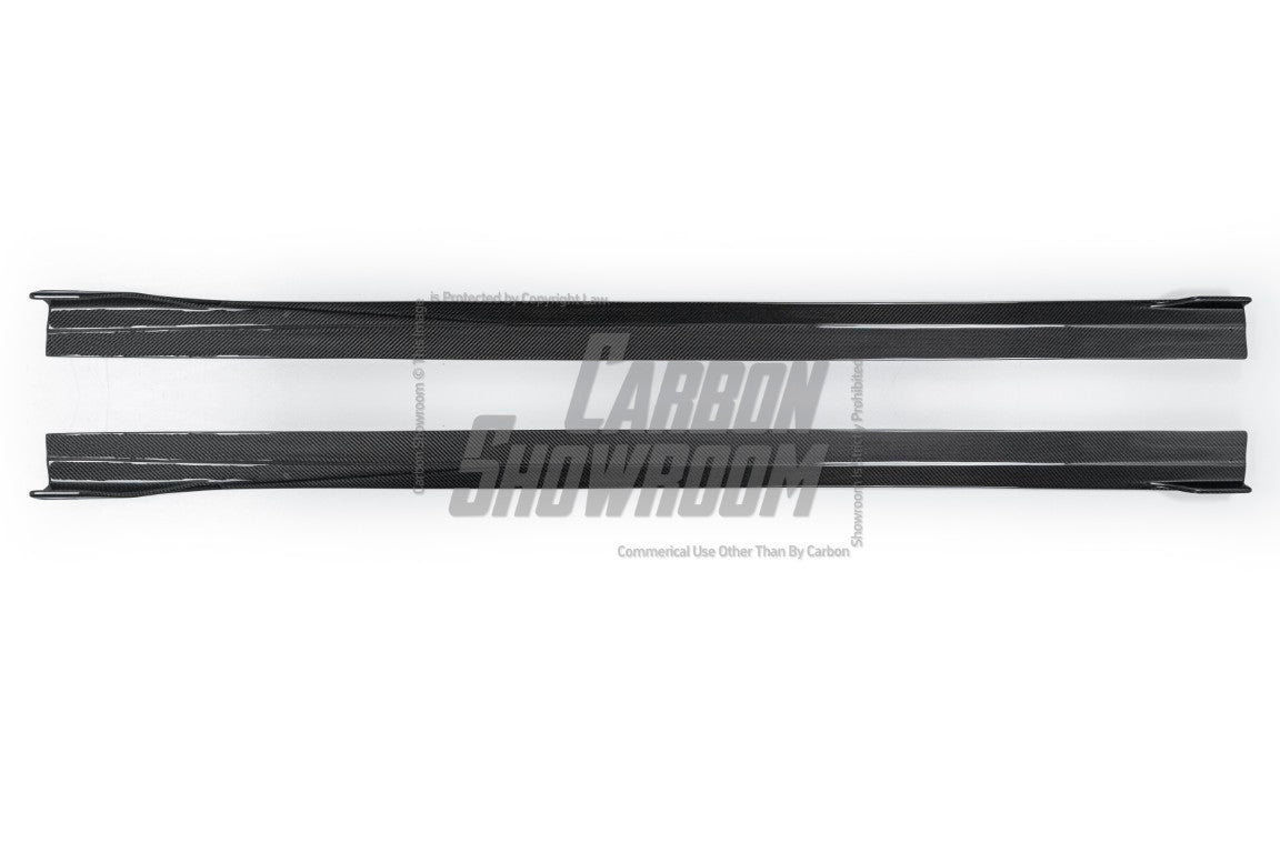 Future Design Carbon FD GT Carbon Fiber Side Skirts for 2020-ON C118 CLA45 CLA35 CLA250 - Performance SpeedShop