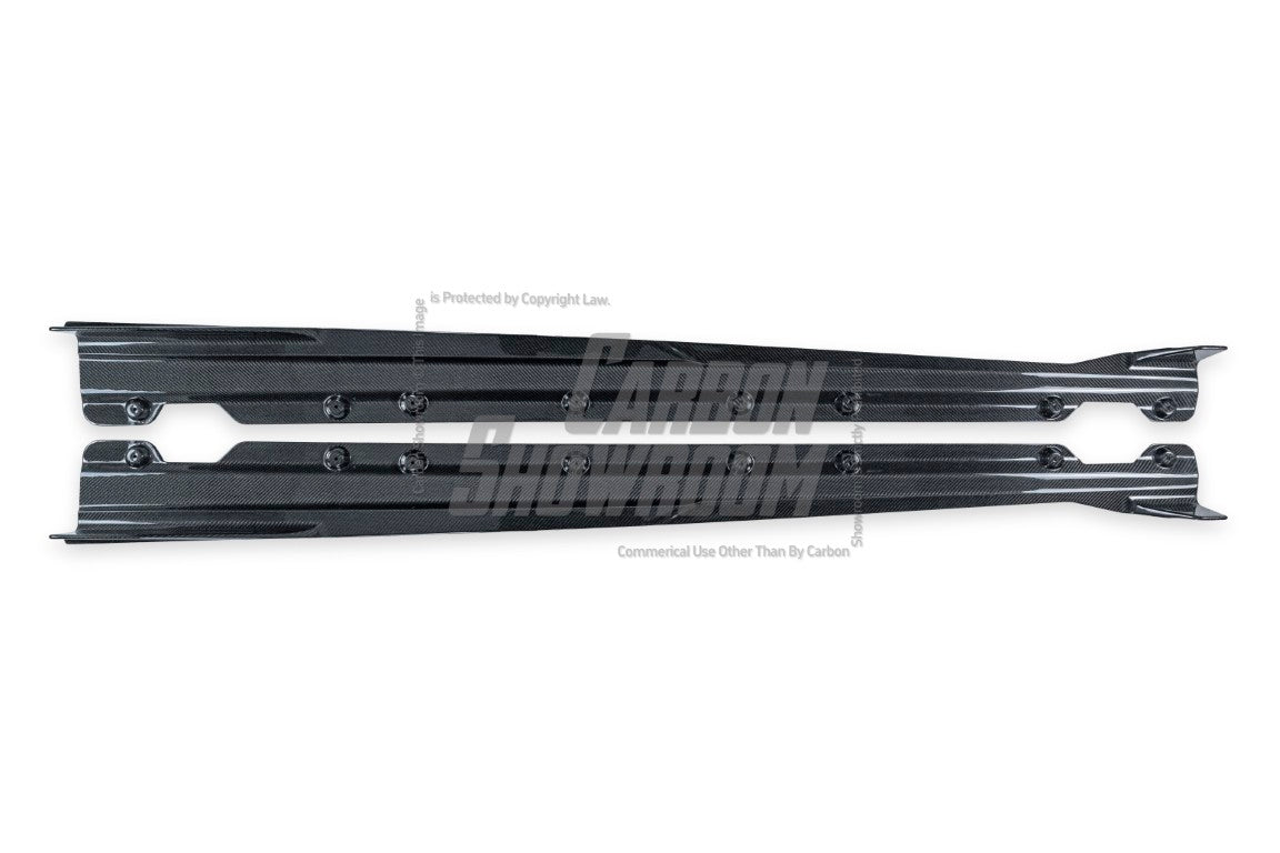 Future Design Carbon FD GT Carbon Fiber Side Skirts for BMW G14 G15 8 Series 840i 850i - Performance SpeedShop