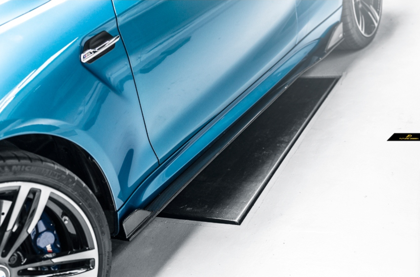 BMW M2 / M2C F87 2016 2017 2018 2019 2020 2021 with Aftermarket Parts - FDGT Side Skirts Carbon Fiber / FRP