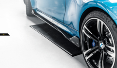 BMW M2 / M2C F87 2016 2017 2018 2019 2020 2021 with Aftermarket Parts - FDGT Side Skirts Carbon Fiber / FRP