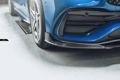 Future Design Carbon Fiber FD FRONT LIP (3 Pcs)  for Mercedes Benz C-Class C43 AMG C300 W206 S206 2021-ON Carbon Fiber