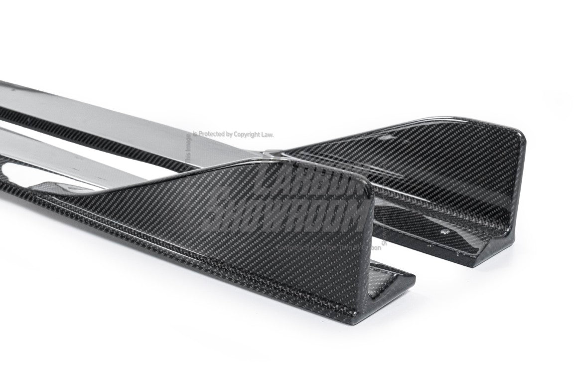 Future Design Carbon Fiber FD SIDE SKIRTS for W206 C300 C43 C63 Sedan 2021-ON - Performance SpeedShop