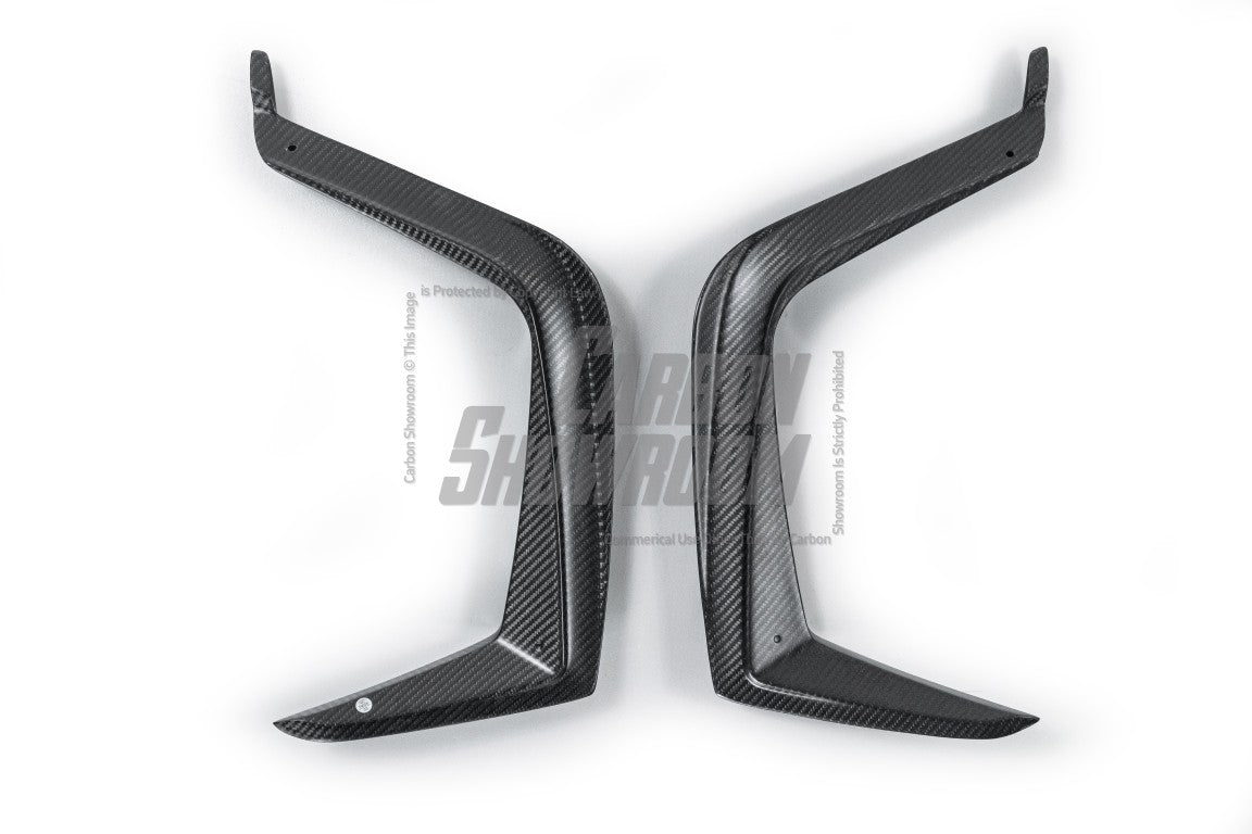 Future Design Carbon Fiber FRONT GRILL SIDE OVERLAY TRIM - "Blaze kit" for Audi RS5 B9.5 2020-2022 - Performance SpeedShop