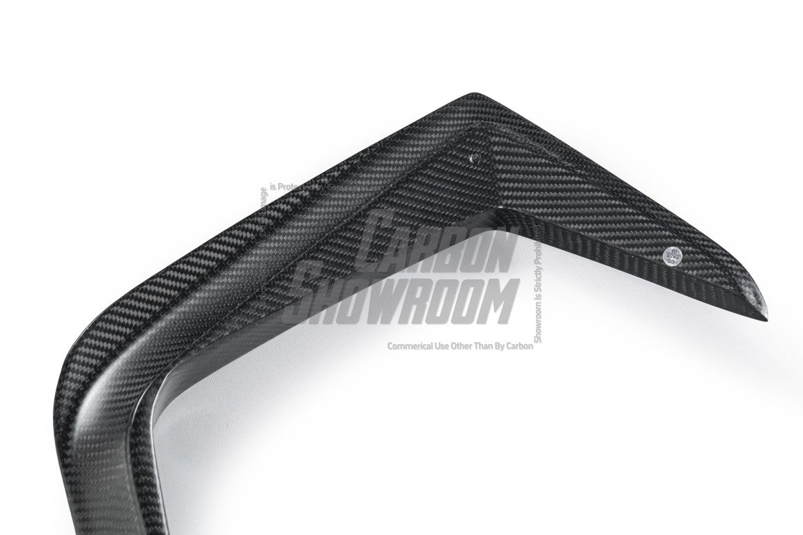 Future Design Carbon Fiber FRONT GRILL SIDE OVERLAY TRIM - "Blaze kit" for Audi RS5 B9.5 2020-2022 - Performance SpeedShop