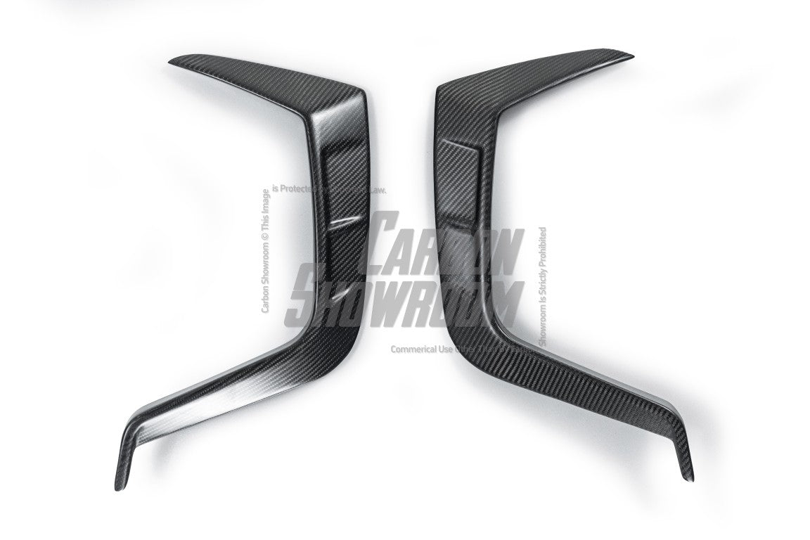 Future Design Carbon Fiber FRONT GRILL SIDE OVERLAY TRIM - "Blaze kit" for Audi RS5 B9.5 2020-2022 - Performance SpeedShop